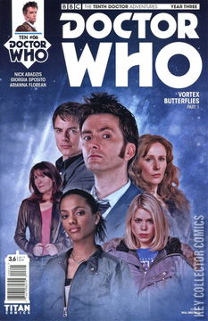 Variant Cover for Doctor Who: The Tenth Doctor - Year Three #6