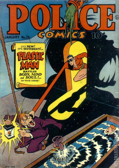 Library Police Comic Police Comics #26 Published January 1944 | Key Collecto