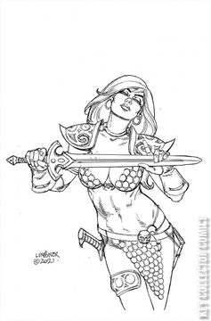 Variant Cover for Invincible Red Sonja #3