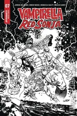 Variant Cover for Vampirella / Red Sonja #7