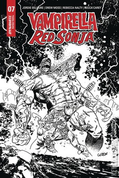 Variant Cover for Vampirella / Red Sonja #7