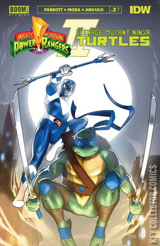 Variant Cover for Mighty Morphin Power Rangers / Teenage Mutant Ninja Turtles #3