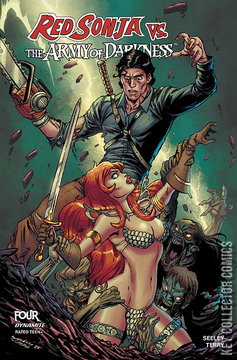 Variant Cover for Red Sonja vs. The Army of Darkness #4