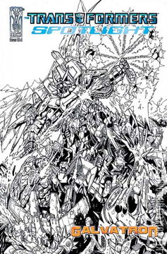 Variant Cover for Transformers Spotlight: Galvatron #1
