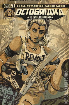 Variant Cover for Octobriana and the Underground: Full Tilt Boogie #1