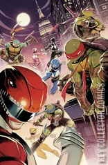 Variant Cover for Mighty Morphin Power Rangers / Teenage Mutant Ninja Turtles #5