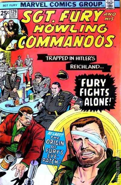 Cover art for Sgt. Fury and His Howling Commandos #129