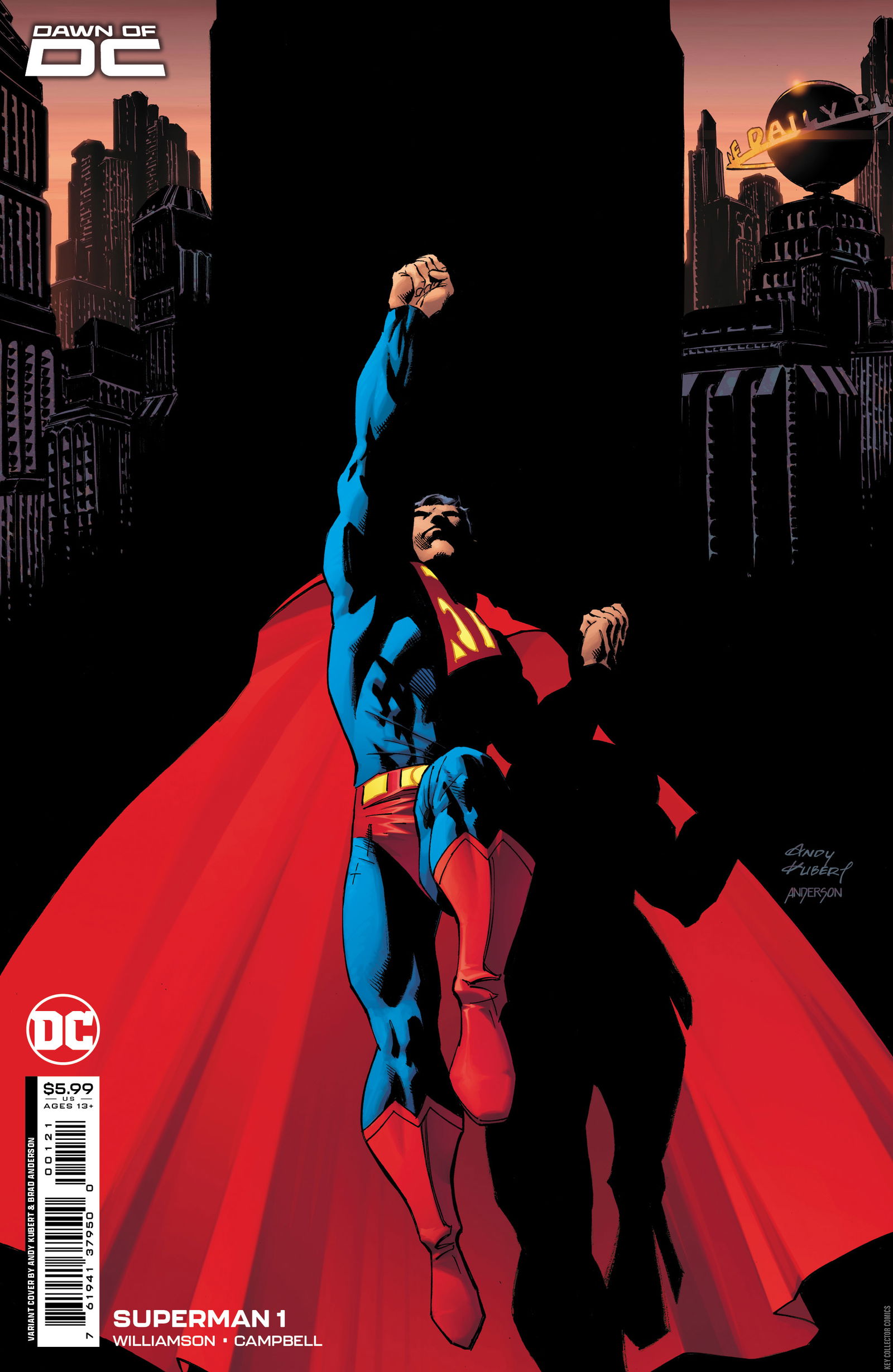 Superman newest #1 BLUE FOIL VARIANT - Limited to 1,500 Copies / 1st SuperCorp