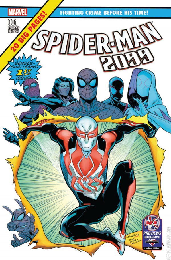 Variant Cover for Spider-Man 2099 #1
