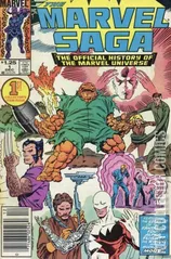 Cover for Marvel Saga: The Official History of the Marvel Universe #1