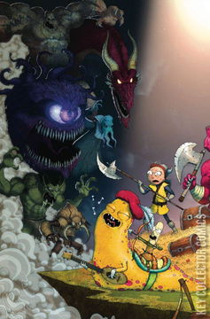 Variant Cover for Rick and Morty vs. Dungeons & Dragons #1