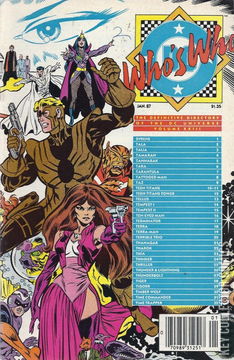 Variant Cover for Who's Who: The Definitive Directory of the DC Universe #23