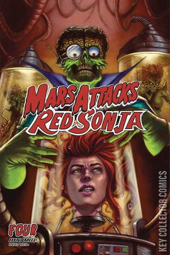 Variant Cover for Mars Attacks / Red Sonja #4