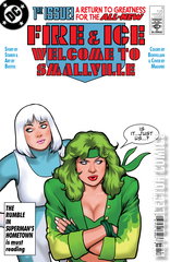 Variant Cover for Fire and Ice: Welcome to Smallville #1