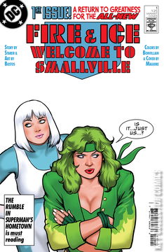 Variant Cover for Fire and Ice: Welcome to Smallville #1