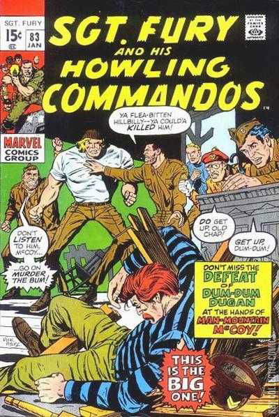 Cover art for Sgt. Fury and His Howling Commandos #83