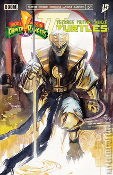 Variant Cover for Mighty Morphin Power Rangers / Teenage Mutant Ninja Turtles #5