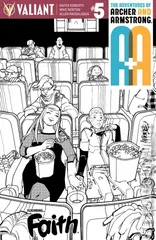 Variant Cover for A&A: The Adventures of Archer & Armstrong #5