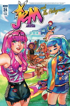 Variant Cover for Jem and The Holograms #24