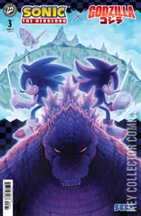 Cover for Sonic the Hedgehog x Godzilla #3