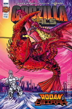 Variant Cover for Godzilla Rivals: Rodan vs. Ebirah #1