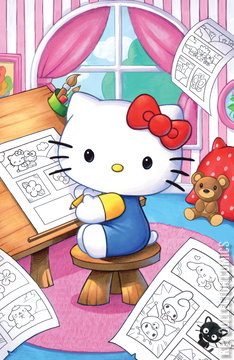 Variant Cover for Hello Kitty & Friends: Hello World! #1
