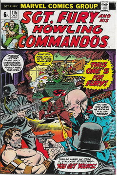 Variant Cover for Sgt. Fury and His Howling Commandos #115
