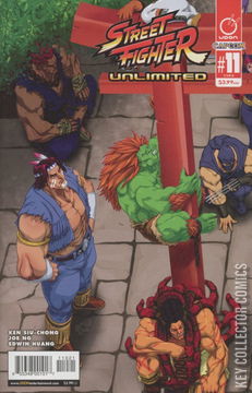Variant Cover for Street Fighter Unlimited #11
