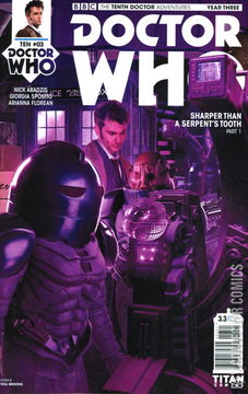 Variant Cover for Doctor Who: The Tenth Doctor - Year Three #3