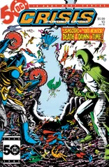 Variant Cover for Crisis on Infinite Earths #10