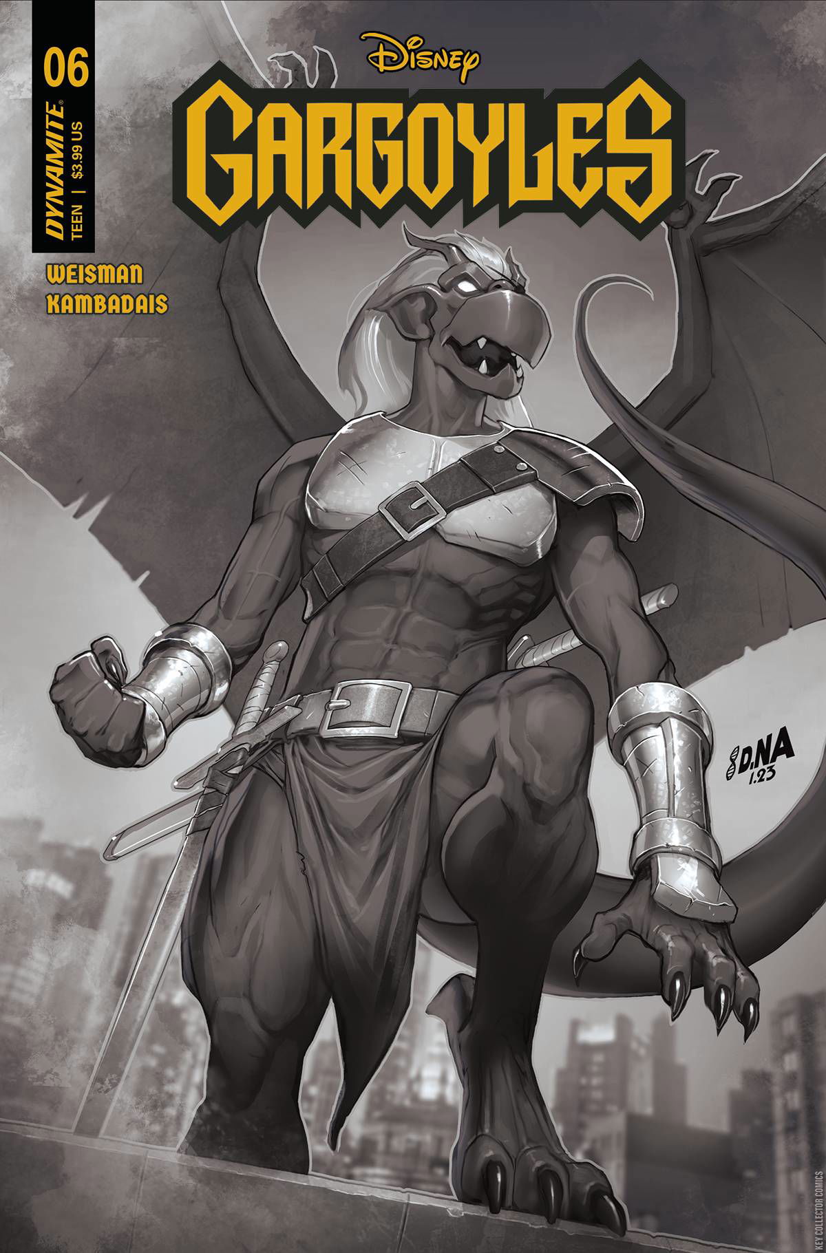 Variant Cover for Gargoyles #6