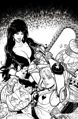 Harley Quinn x Elvira