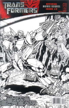 Variant Cover for Transformers Movie Sequel: The Reign of Starscream #2