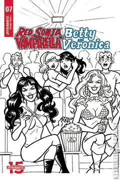 Variant Cover for Red Sonja and Vampirella Meet Betty and Veronica #7