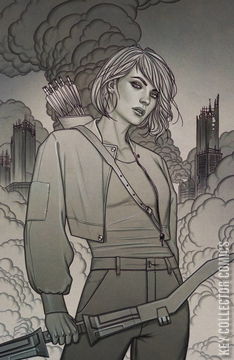 Variant Cover for Mighty Morphin Power Rangers / Teenage Mutant Ninja Turtles Black & White Edition #1