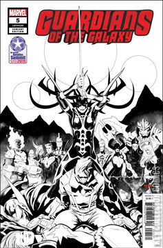 Variant Cover for Guardians of the Galaxy #5