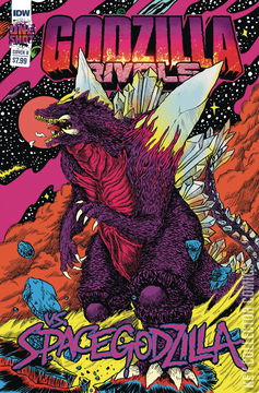 Variant Cover for Godzilla Rivals vs. Spacegodzilla #1