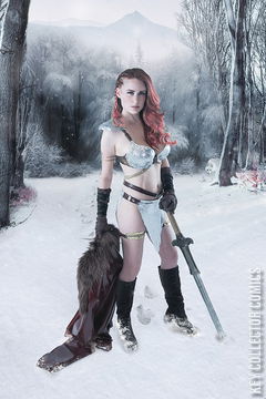 Variant Cover for Red Sonja: Birth of the She-Devil #3