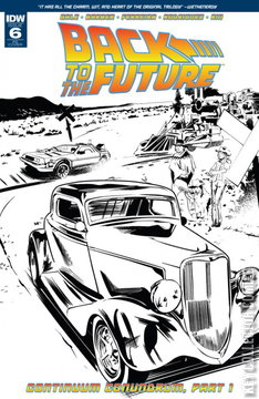 Variant Cover for Back to the Future #6