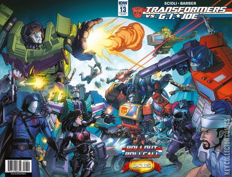 Variant Cover for Transformers vs. G.I. Joe #13