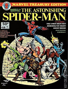 Variant Cover for Marvel Treasury Edition #18