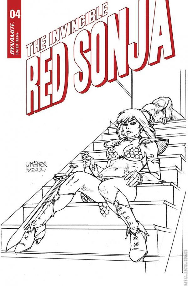 Variant Cover for Invincible Red Sonja #4