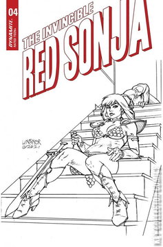 Variant Cover for Invincible Red Sonja #4