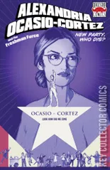 Variant Cover for Alexandria Ocasio-Cortez and the  Freshman Force: Who Dis #1