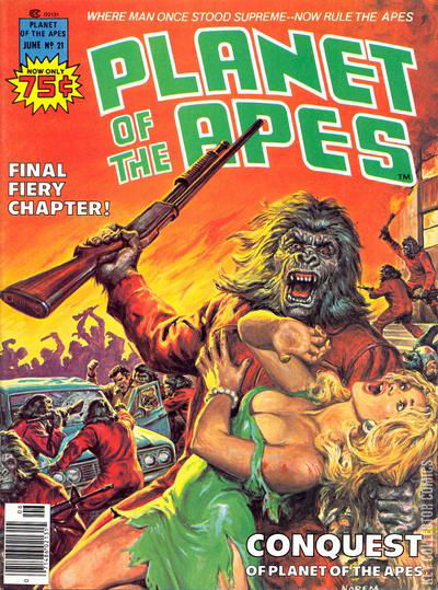 Cover art for Planet of the Apes #21