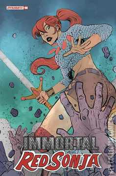 Variant Cover for Immortal Red Sonja #8