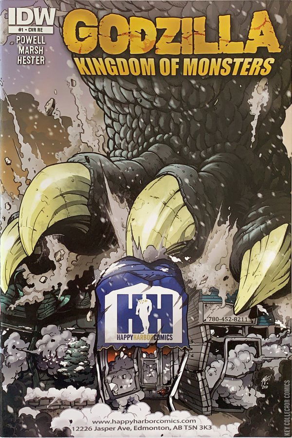 Variant Cover for Godzilla Kingdom of Monsters #1