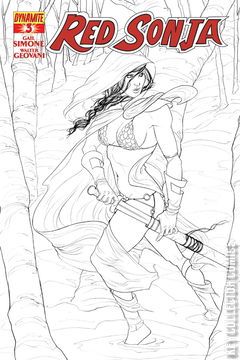 Variant Cover for Red Sonja #3