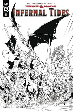 Variant Cover for Dungeons & Dragons: Infernal Tides #4
