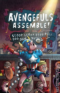 Variant Cover for Rich Johnston's The Avengefuls #1